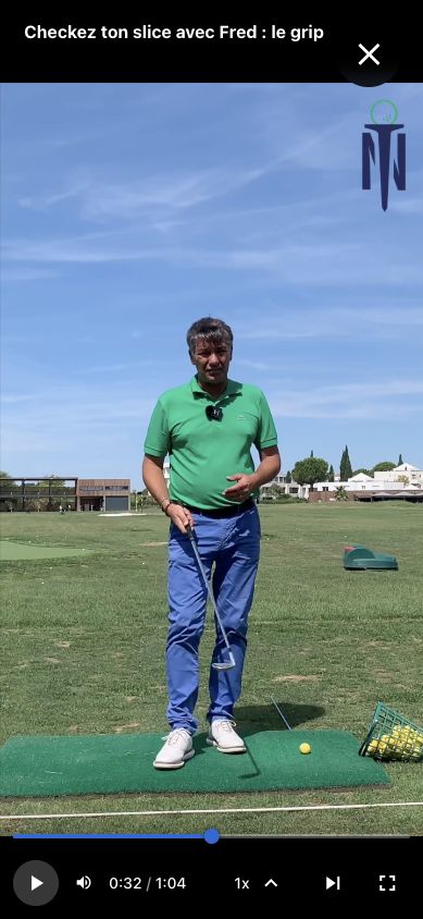 Fred présente un exercice sur le slice et le grip.
