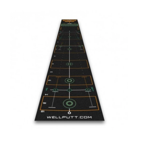 Tapis de putting Wellputt pour s’entraîner à la maison.